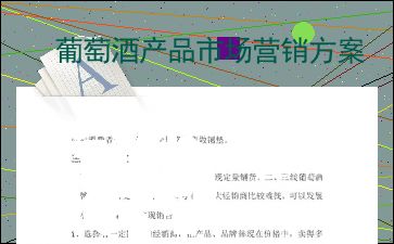 醇釀新生，品味非凡 XX葡萄酒全渠道整合營銷策劃方案